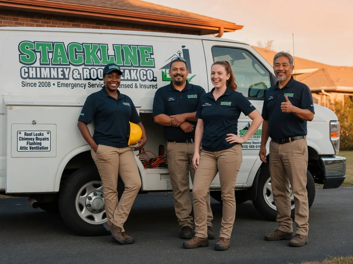 Chimney flashing repair company in Minco, OK
